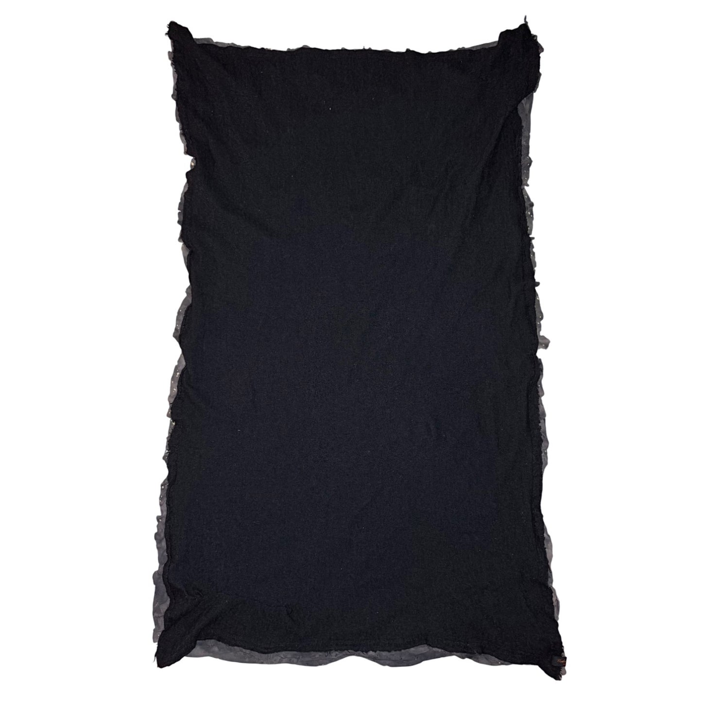 Undercover AW03 "Paper Doll" distressed shawl