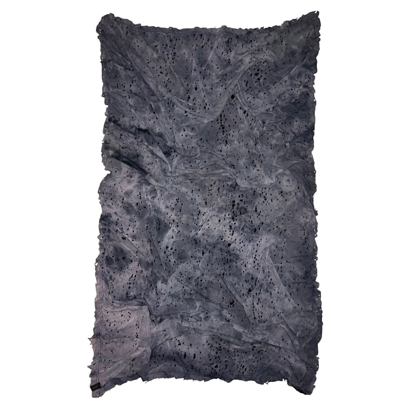 Undercover AW03 "Paper Doll" distressed shawl
