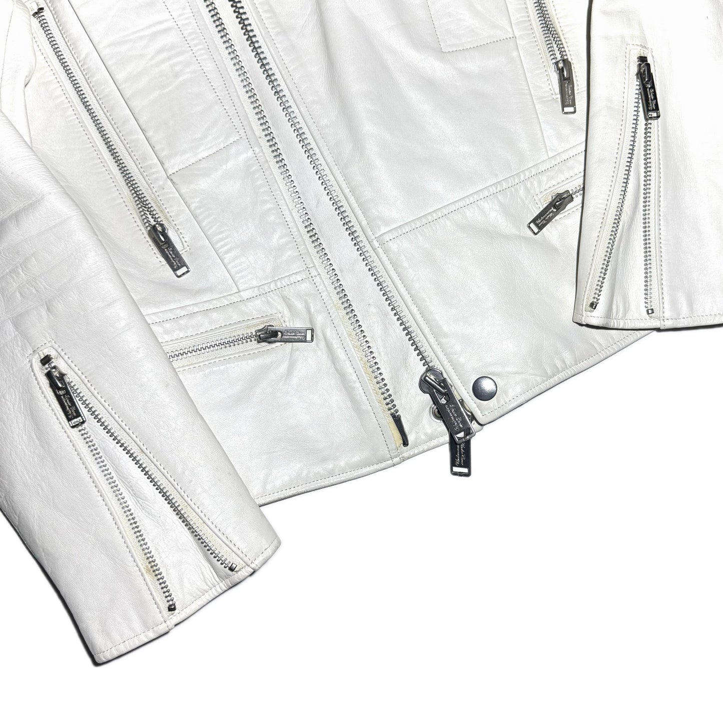 Undercover SS14 "Psychocandy" 1/1 double rider leather jacket