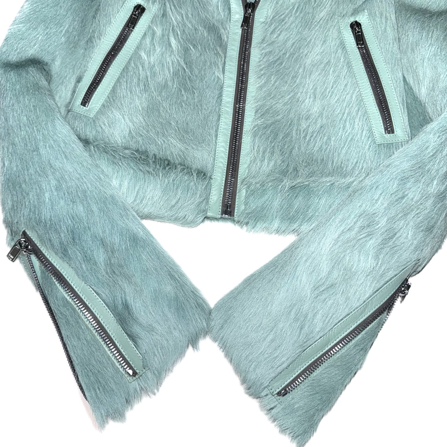 Rick Owens FW22 "Strobe" cowhair TEC jacket