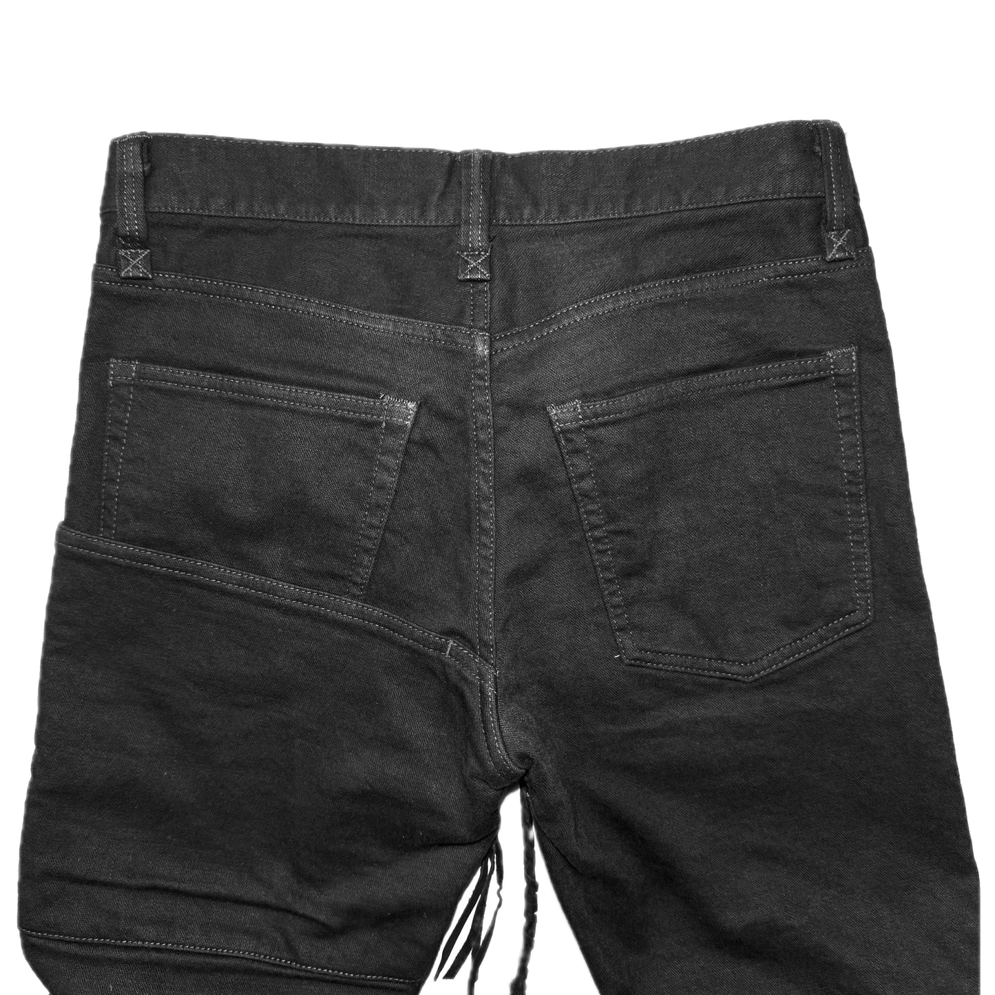 If Six Was Nine SBCM-6 front lace-up denim