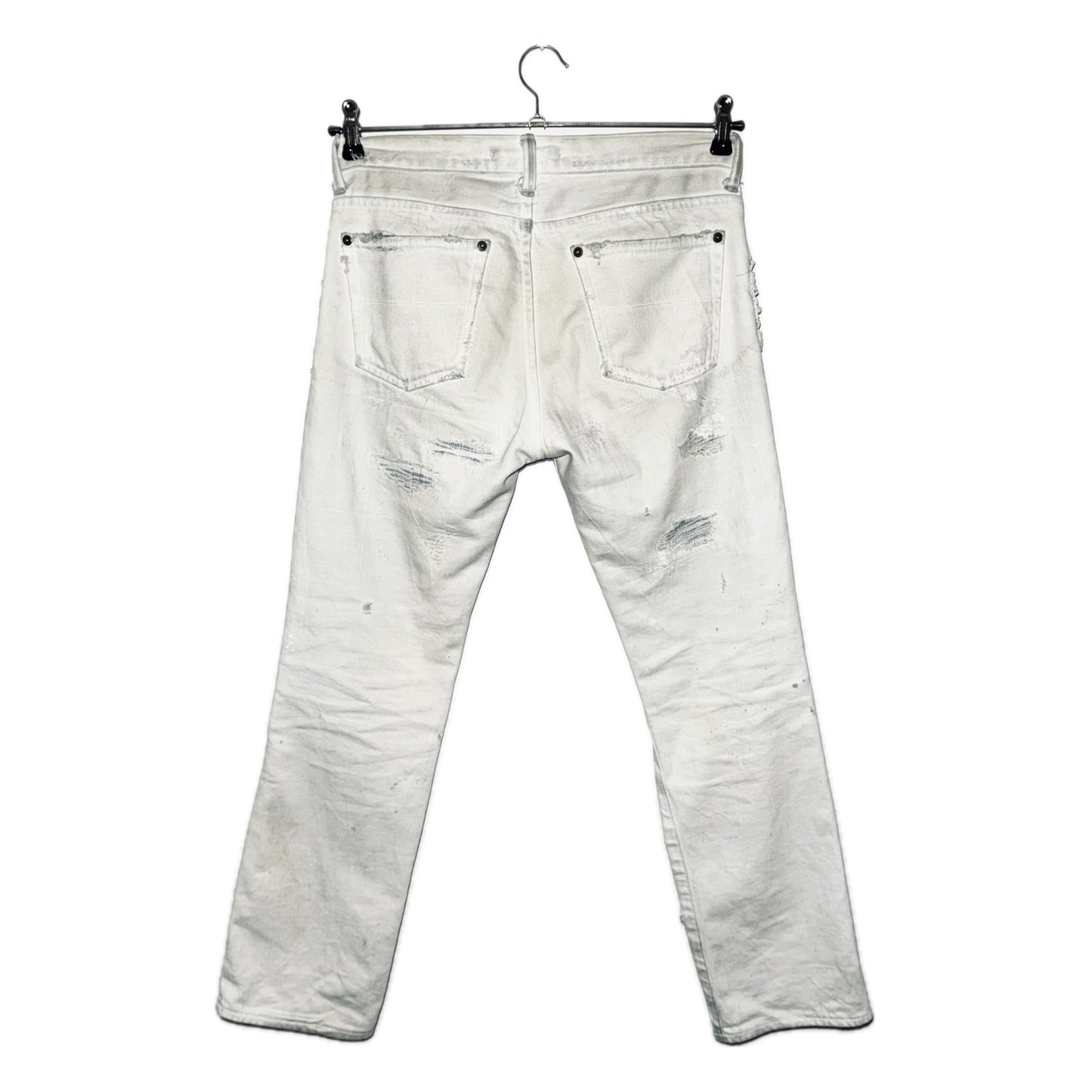 Miharayasuhiro embellished distressed denim