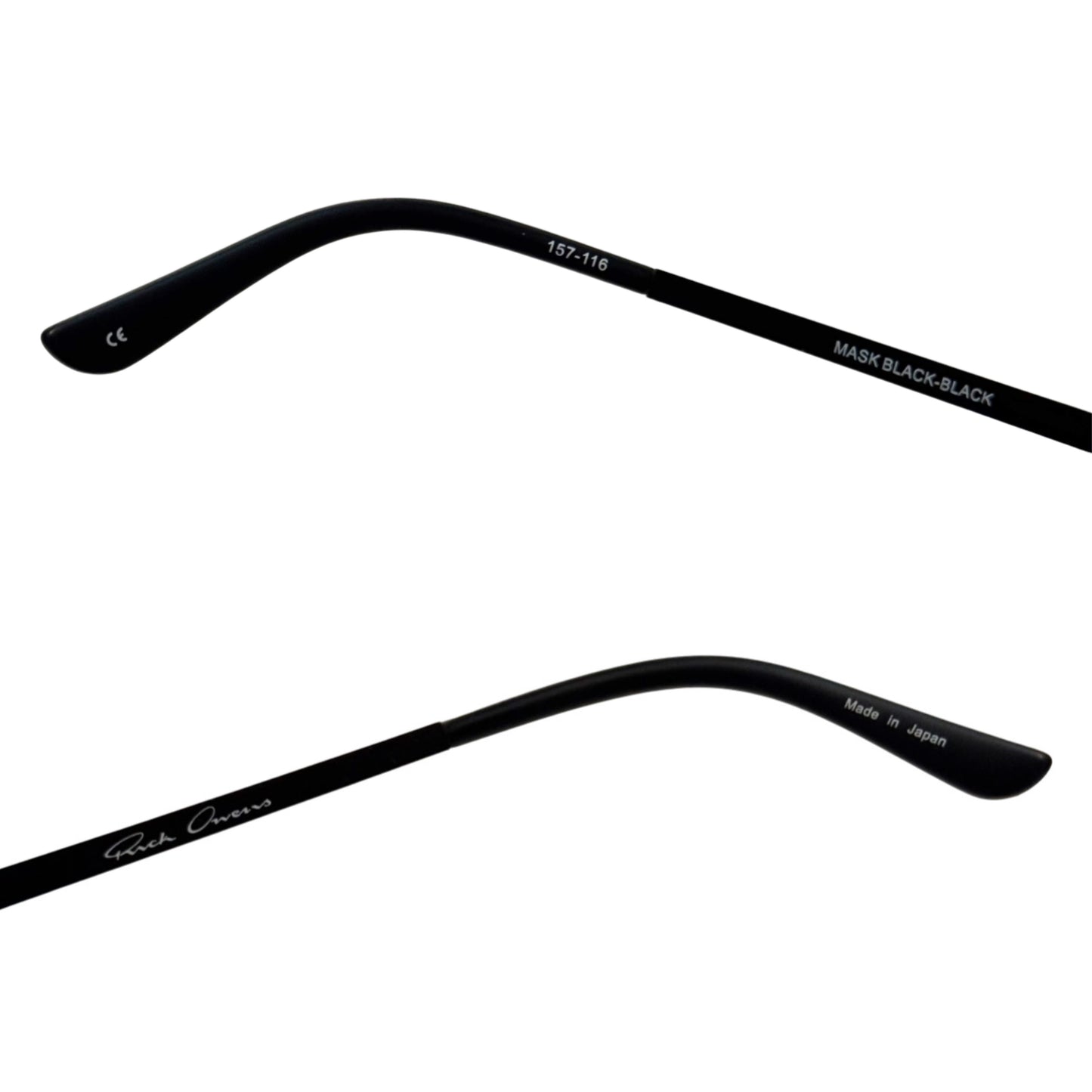 Rick Owens Mask Shield sunglasses BLACK-BLACK