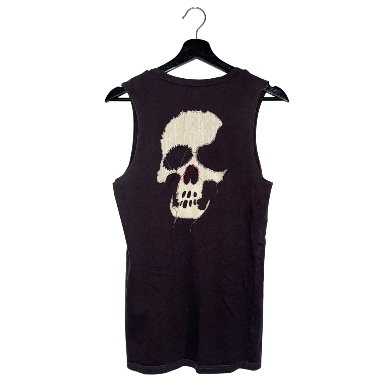 L.G.B. (Le Grand Bleu) skull patch tank top