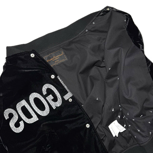 Undercover FW02 Rebelgods velour bomber jacket