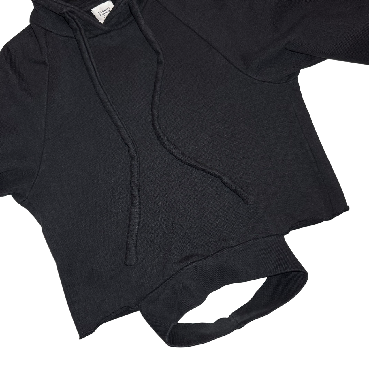 Vetements SS15 RTW cropped hoodie