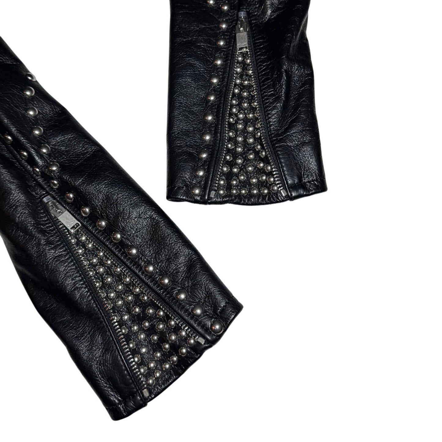 Saint Laurent FW16 "Palladium" studded leather biker jacket