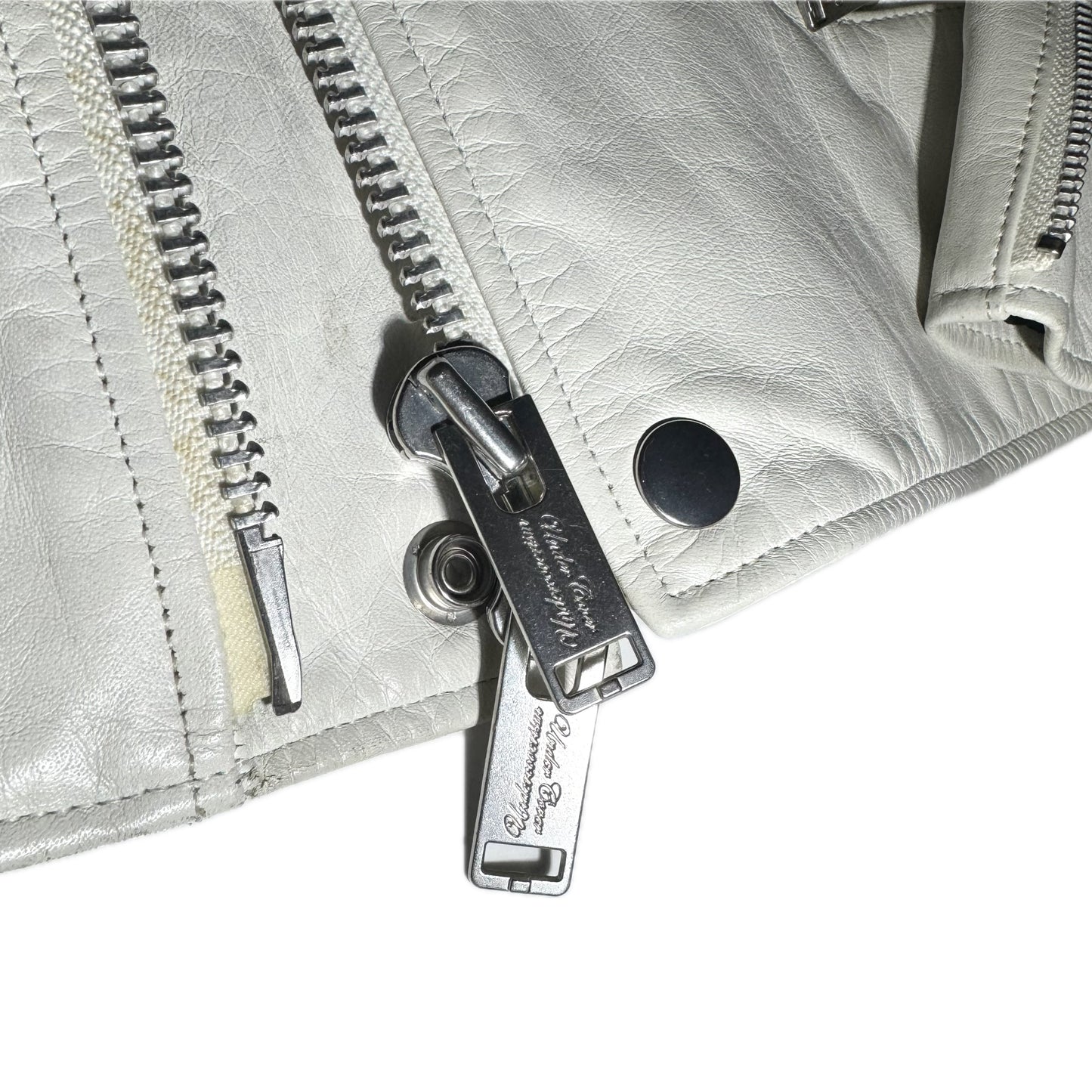 Undercover SS14 "Psychocandy" 1/1 double rider leather jacket