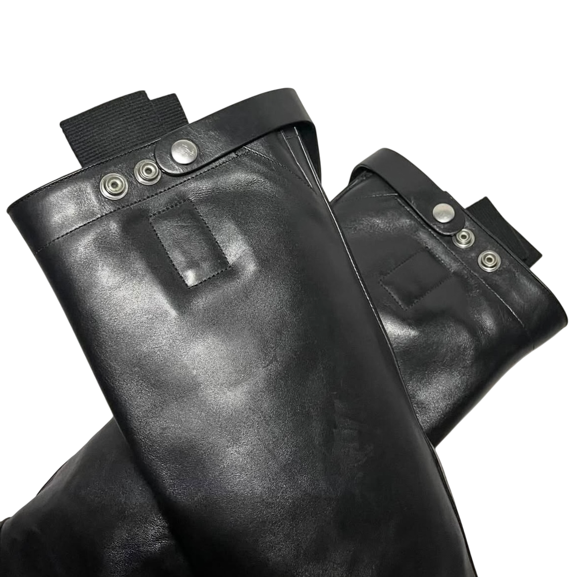 Rick Owens FW22 "STROBE" knee-high Bogun boots
