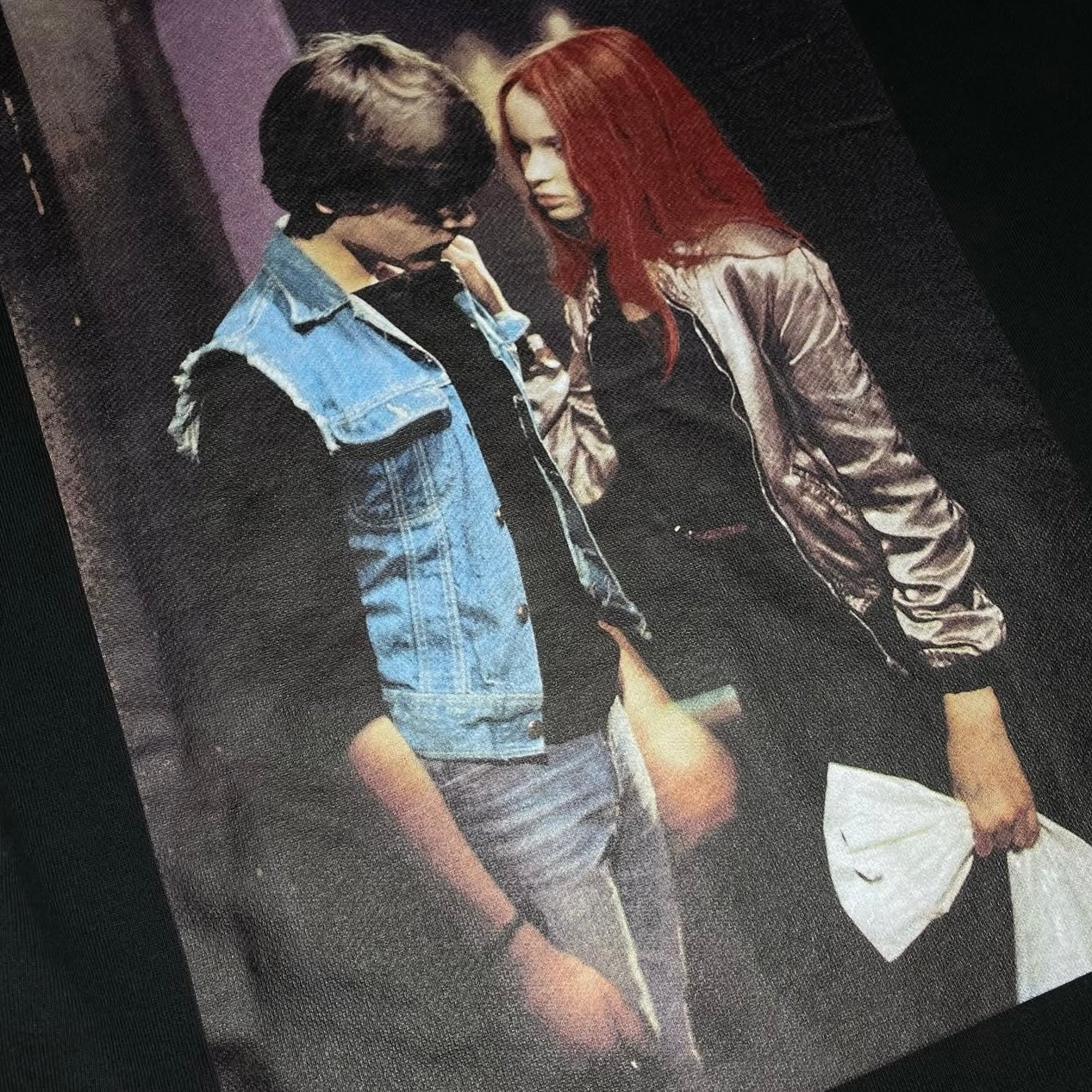 Raf Simons FW18 Christiane F "couple" crewneck