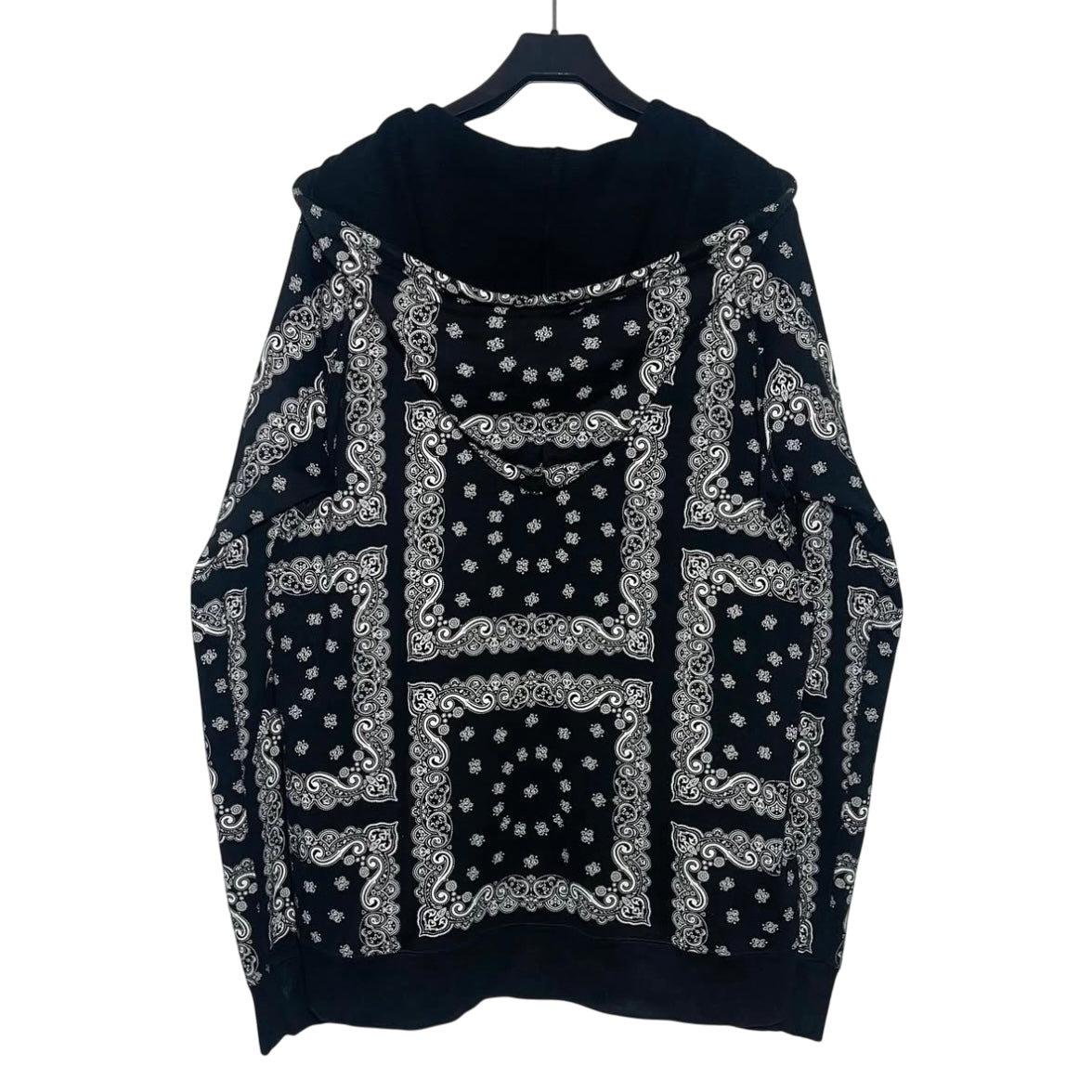 Number (N)ine SS07 Paisley bandana 4-pocket hoodie