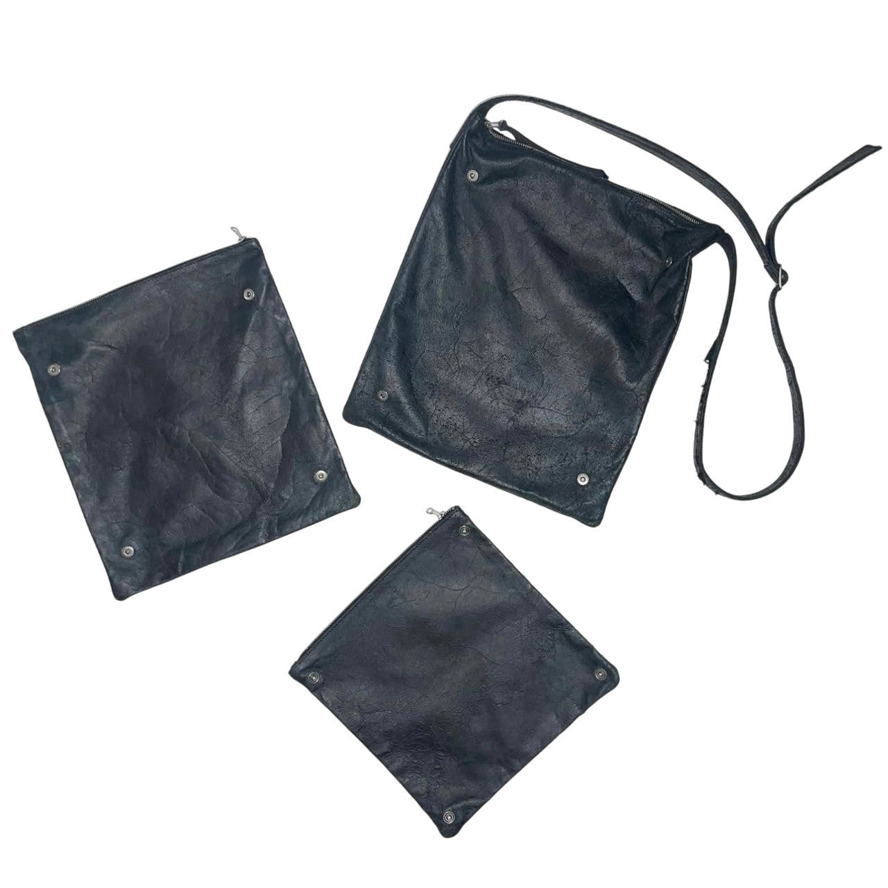 Martin Margiela AW03 3-piece leather crossbody bag