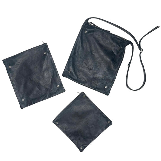 Martin Margiela AW03 3-piece leather crossbody bag