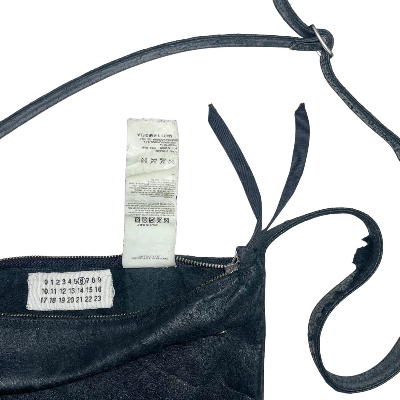 Martin Margiela AW03 3-piece leather crossbody bag