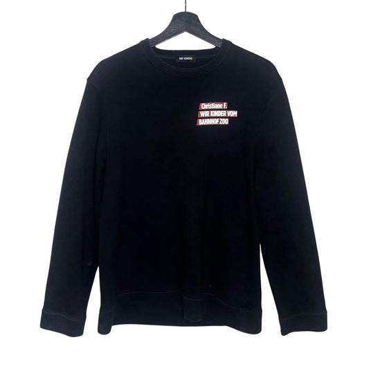 Raf Simons FW18 Christiane F "couple" crewneck