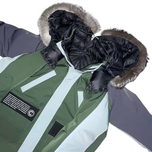 Colmar A.G.E. x Shayne Oliver double frontfaced reversible down parka