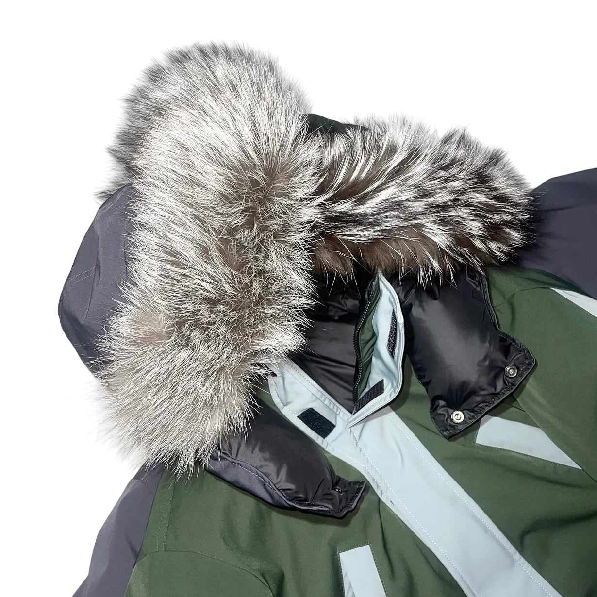 Colmar A.G.E. x Shayne Oliver double frontfaced reversible down parka