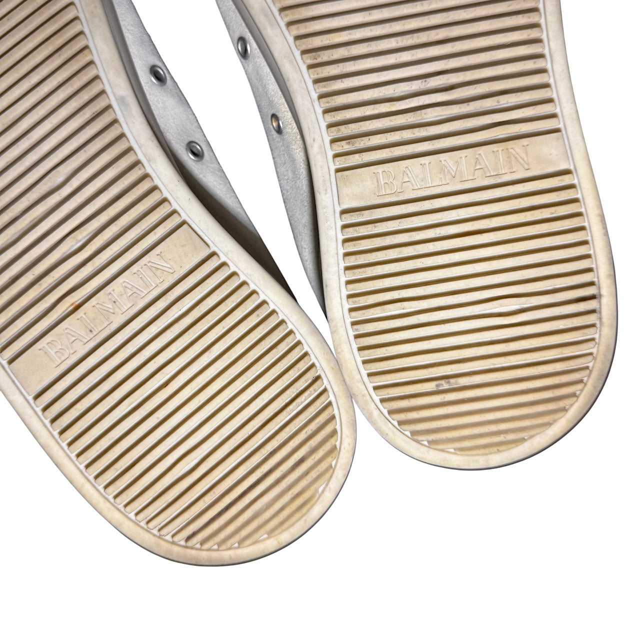 Balmain SS13 back-zip Basket sneakers
