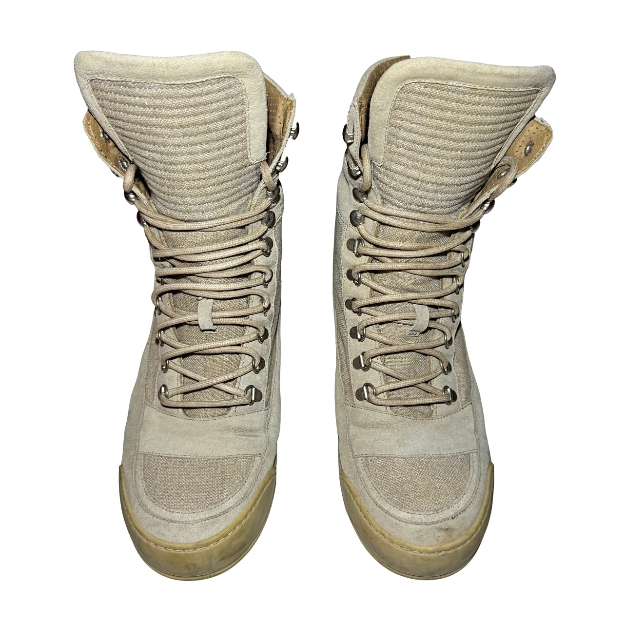 Balmain SS13 back-zip Basket sneakers