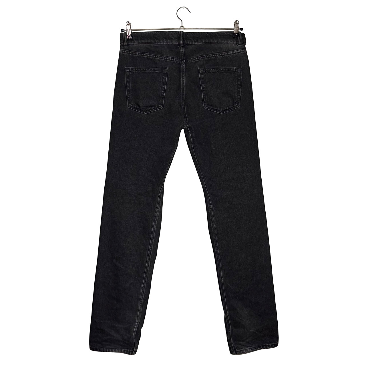 Balenciaga FW17 black regular fit denim