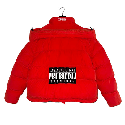 Vetements AW20 upside down puffer jacket