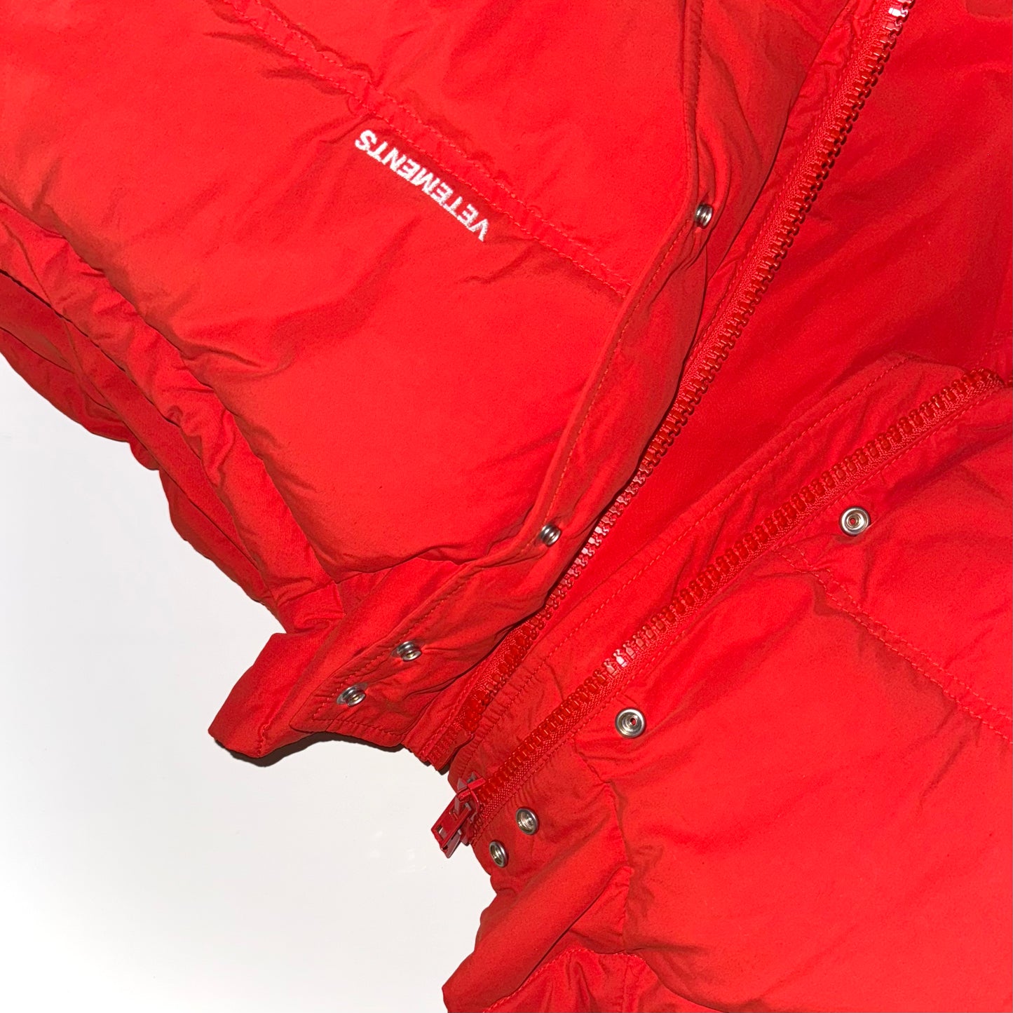 Vetements AW20 upside down puffer jacket