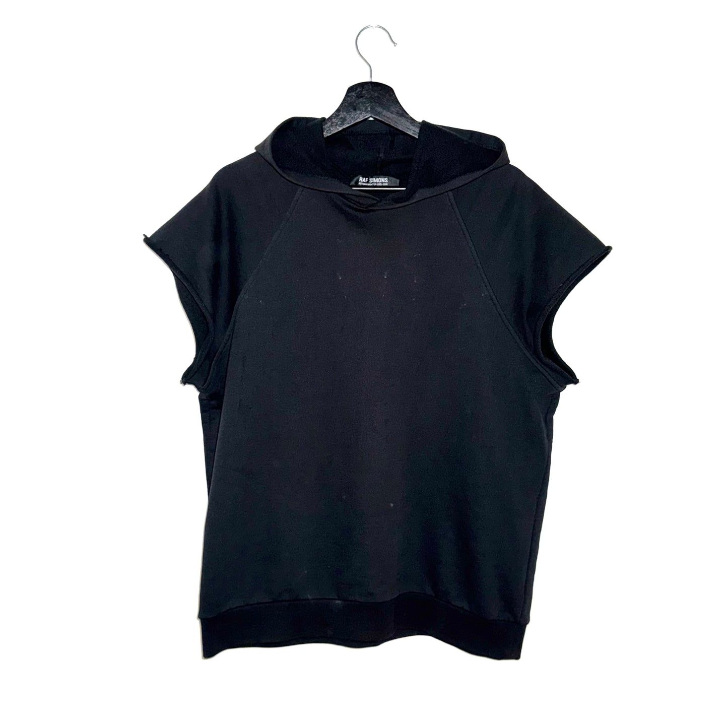 Raf Simons AW05-06 SAMPLE distressed sleeveless hoodie