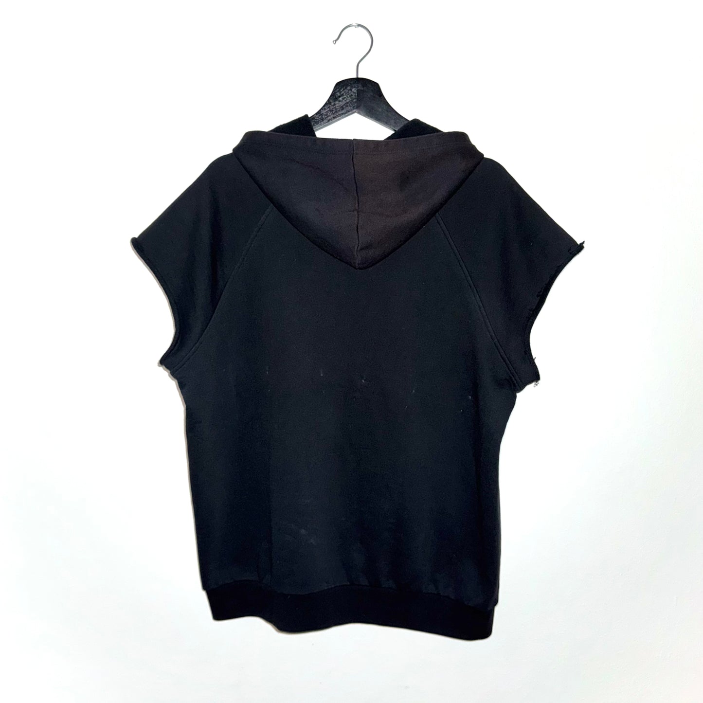 Raf Simons AW05-06 SAMPLE distressed sleeveless hoodie