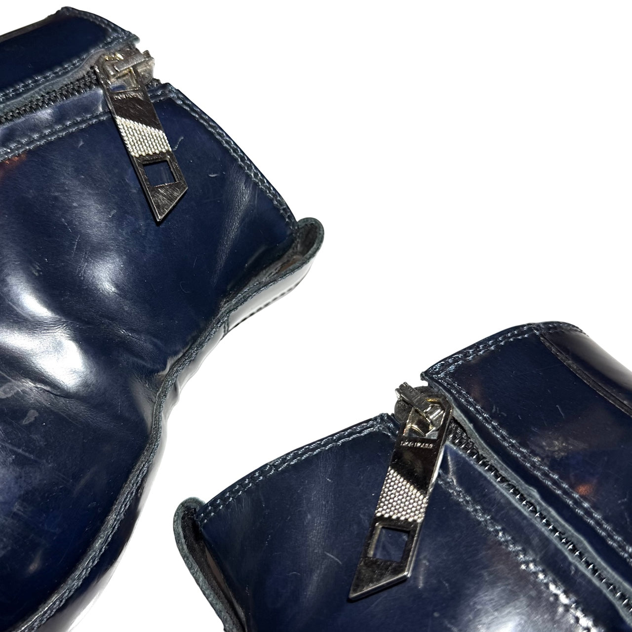 Dior Homme AW09 navy ankle boots by Kris Van Assche
