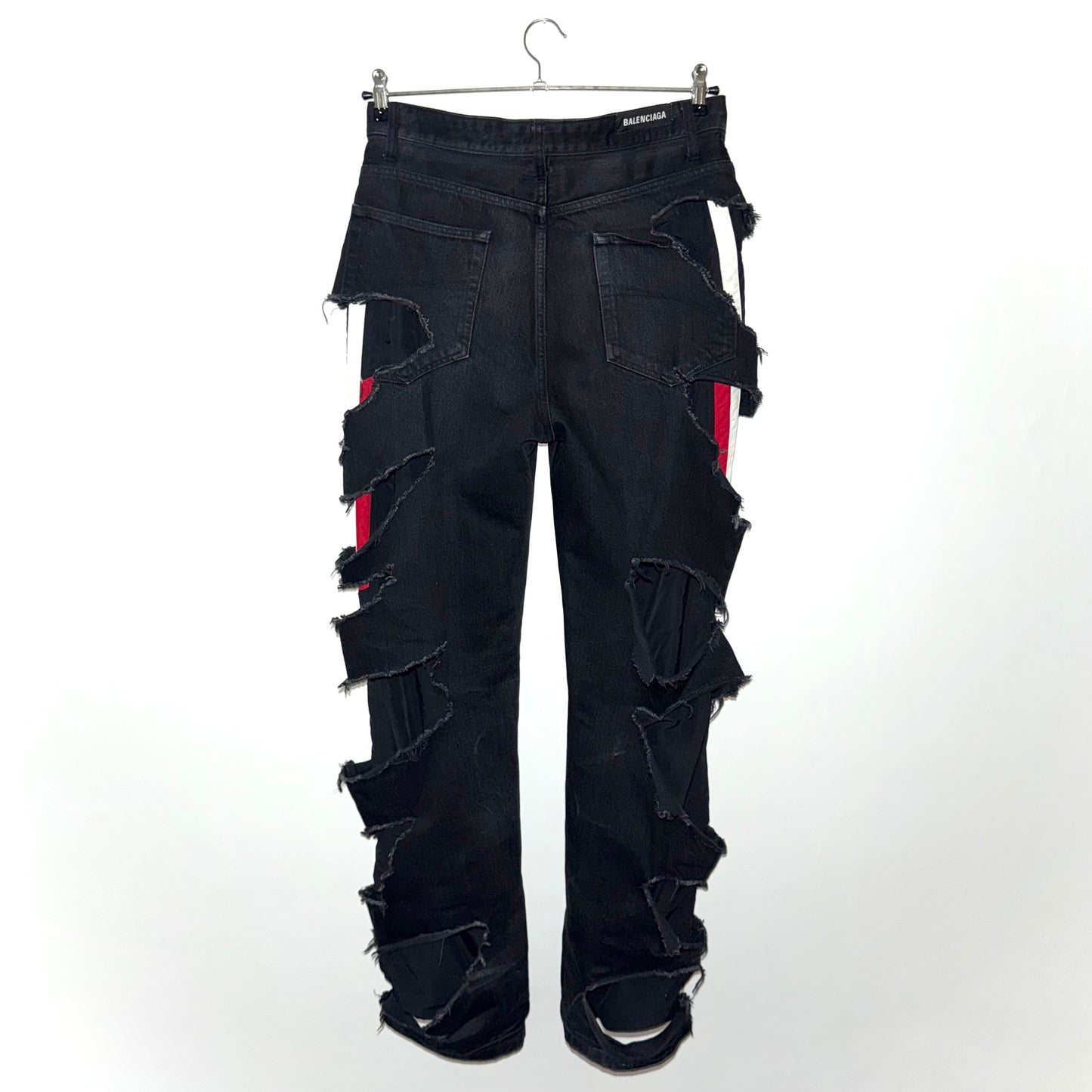 Balenciaga AW21 "Afterworld" slashed denim