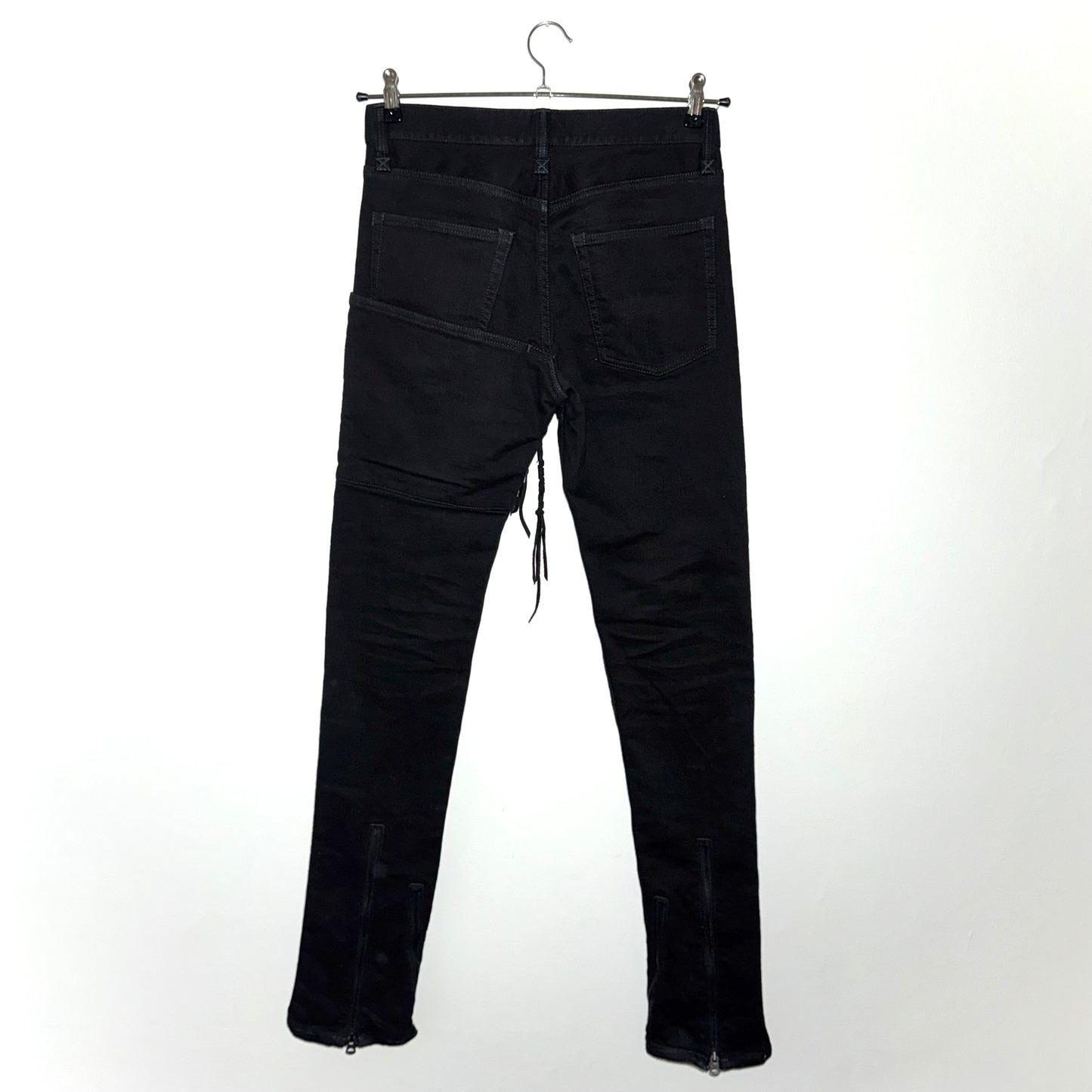 If Six Was Nine SBCM-6 front lace-up denim