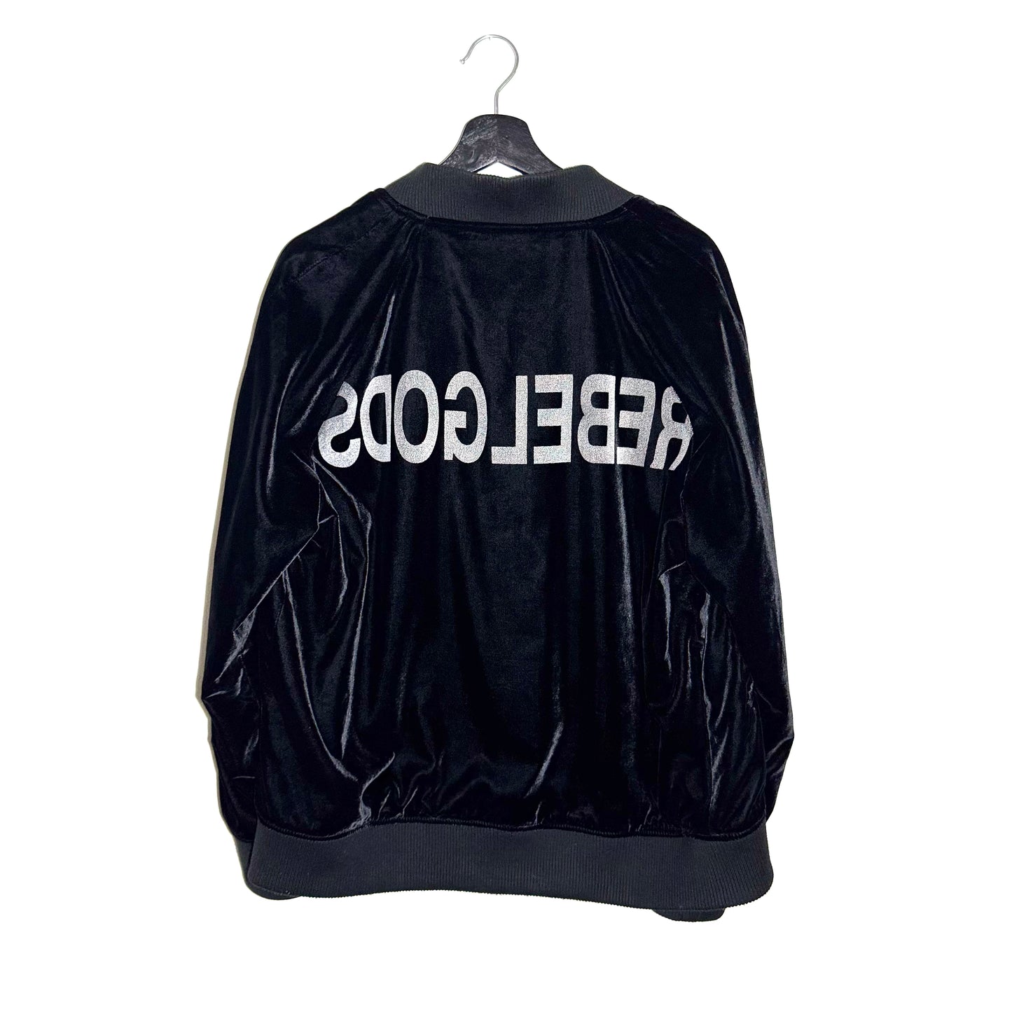 Undercover FW02 Rebelgods velour bomber jacket