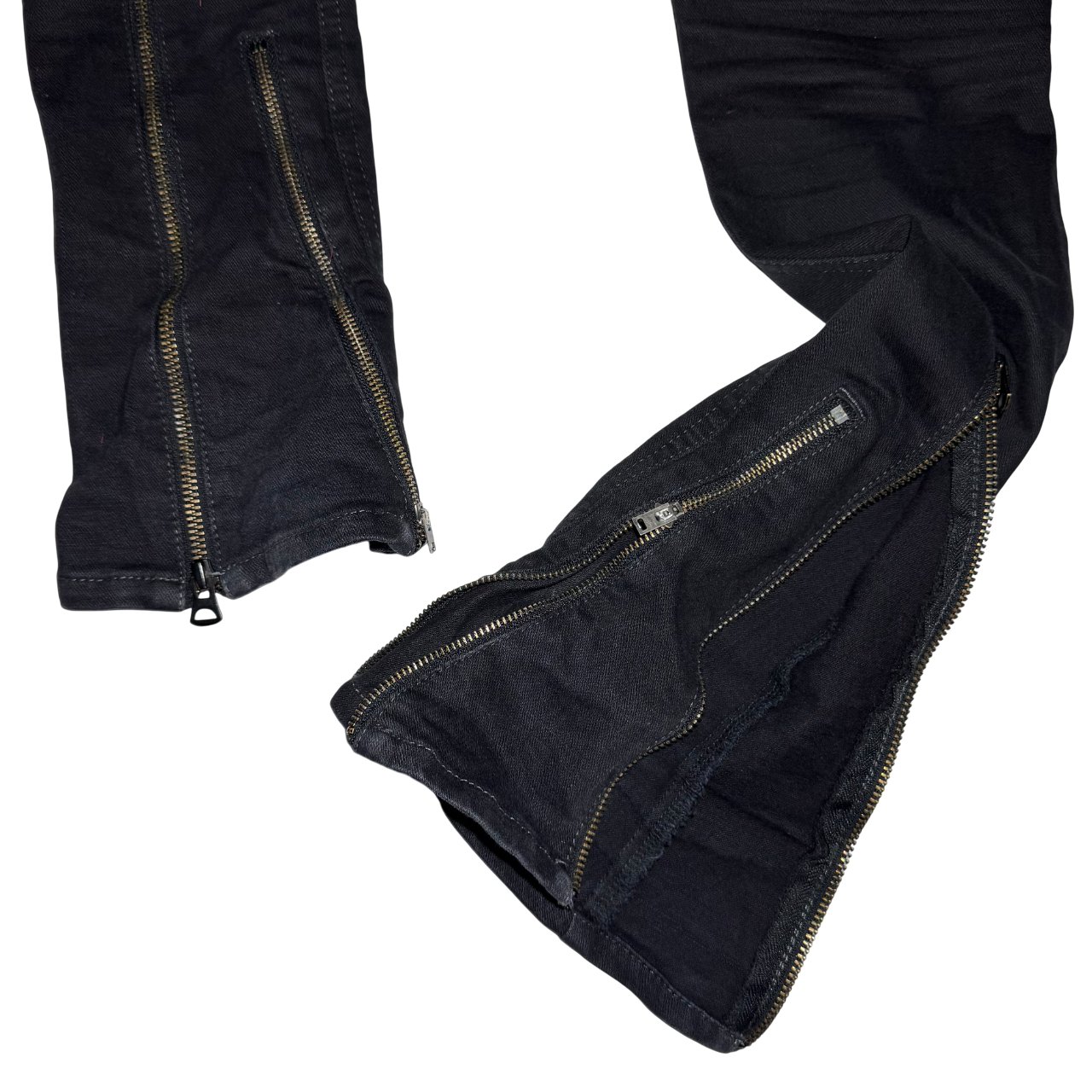 If Six Was Nine SBCM-6 front lace-up denim