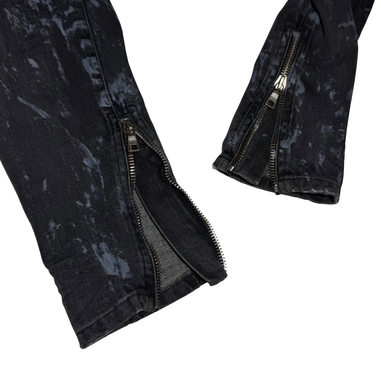 Balmain AW09 chainmail distressed denim