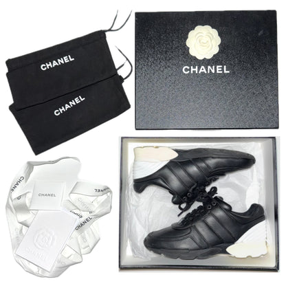 Chanel women's leather trainers