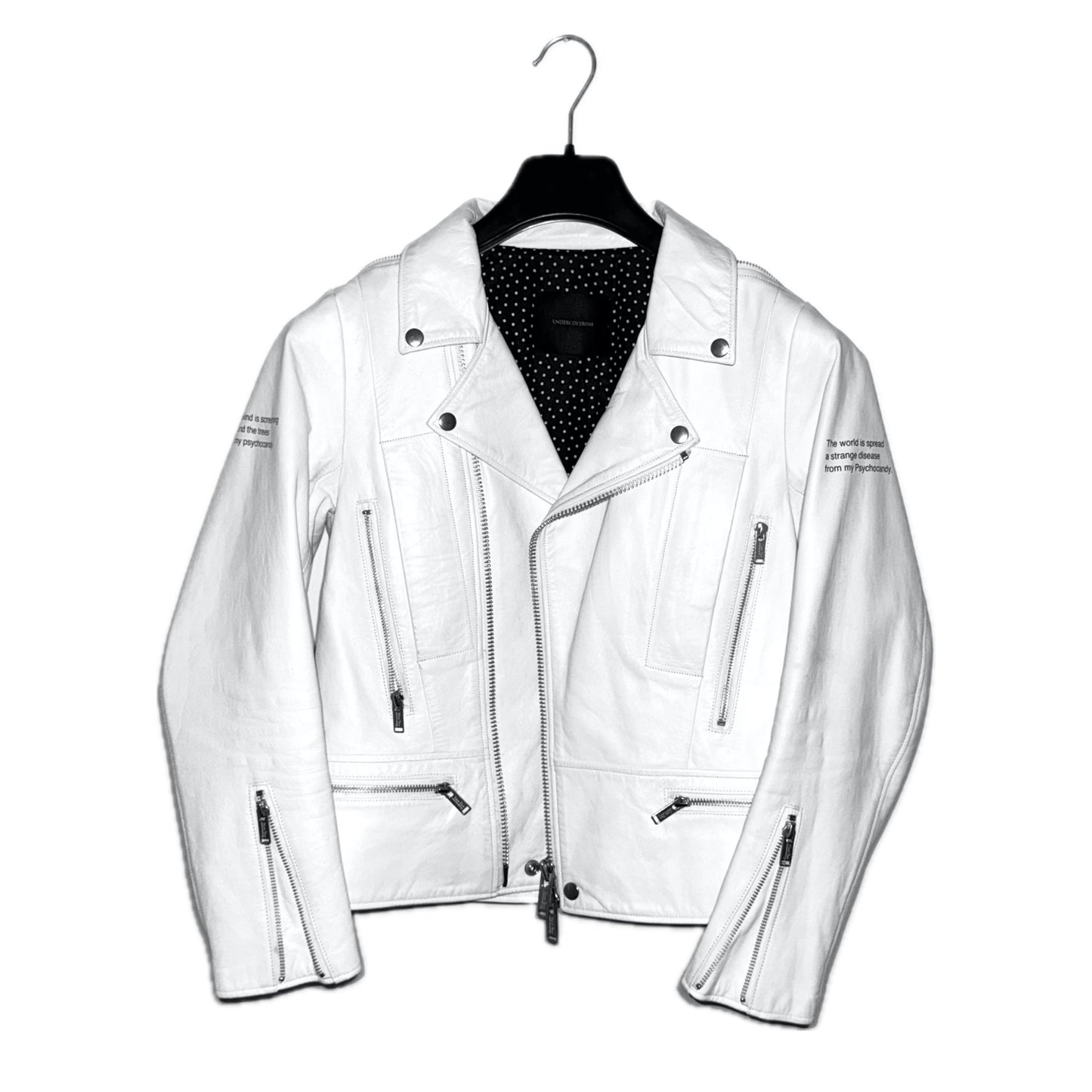 Undercover SS14 "Psychocandy" 1/1 double rider leather jacket