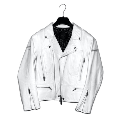 Undercover SS14 "Psychocandy" 1/1 double rider leather jacket