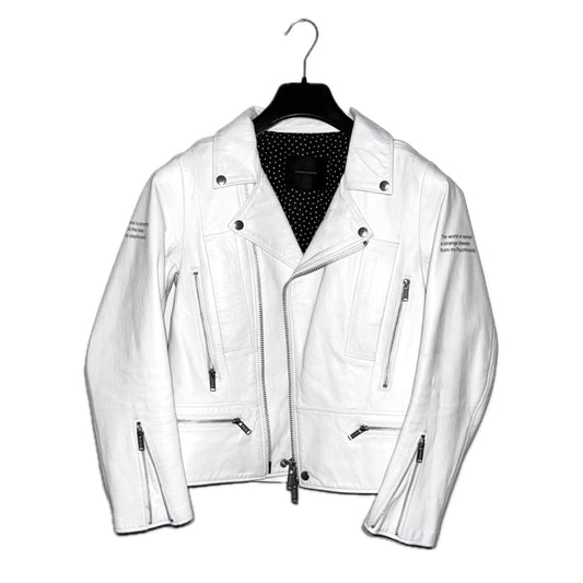 Undercover SS14 "Psychocandy" 1/1 double rider leather jacket