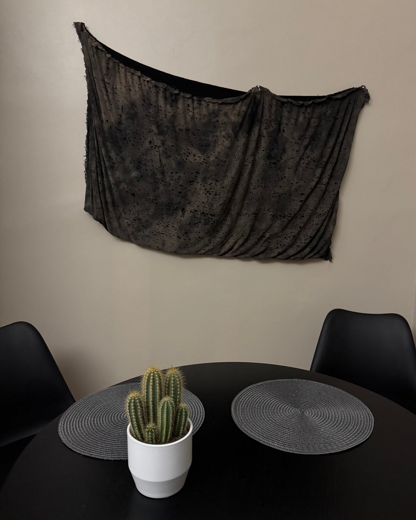 Undercover AW03 "Paper Doll" distressed shawl