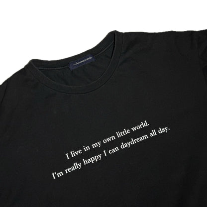 Undercover "My Own Little World" reverse seam T-shirt