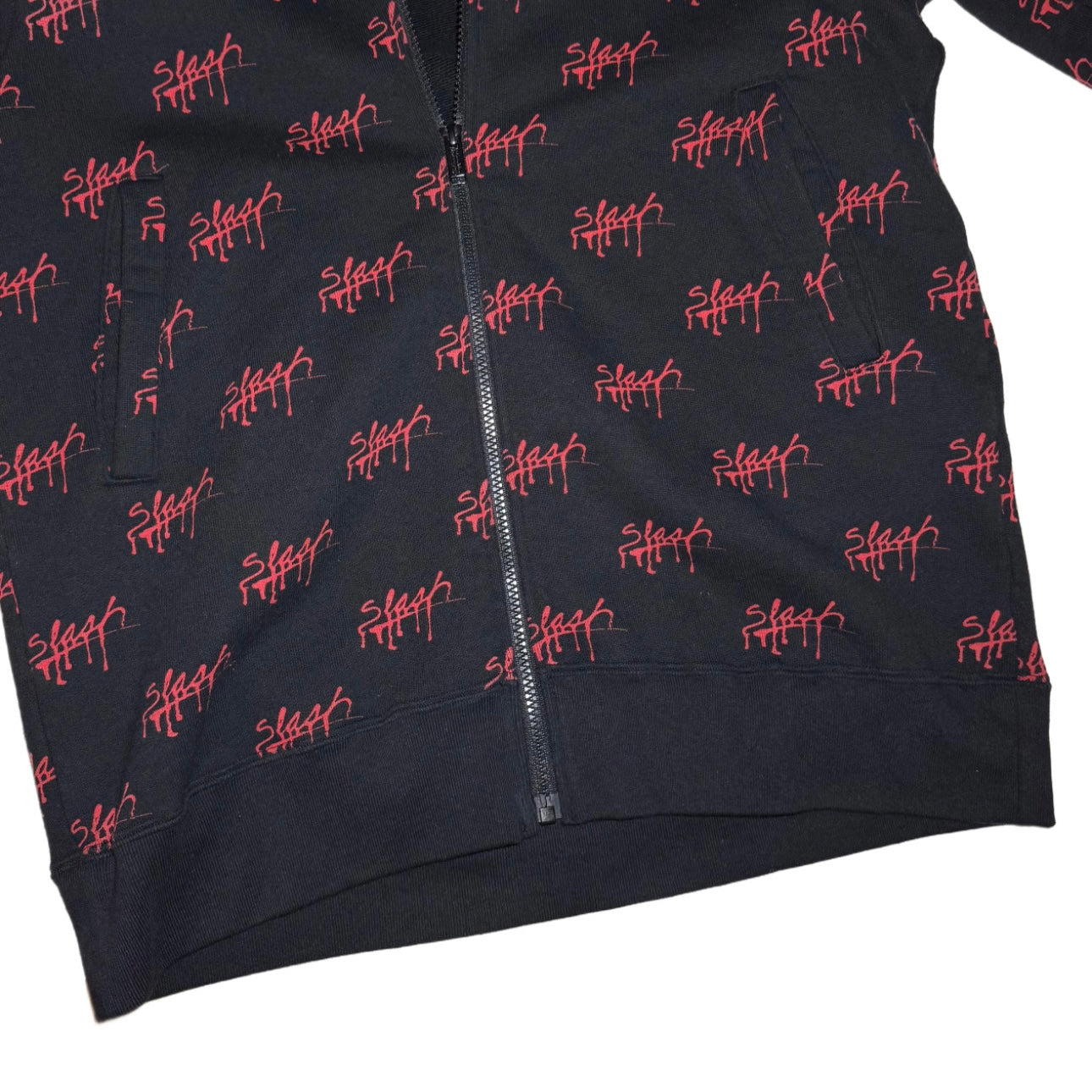 Undercover AW15 "Slash" zip-up hoodie