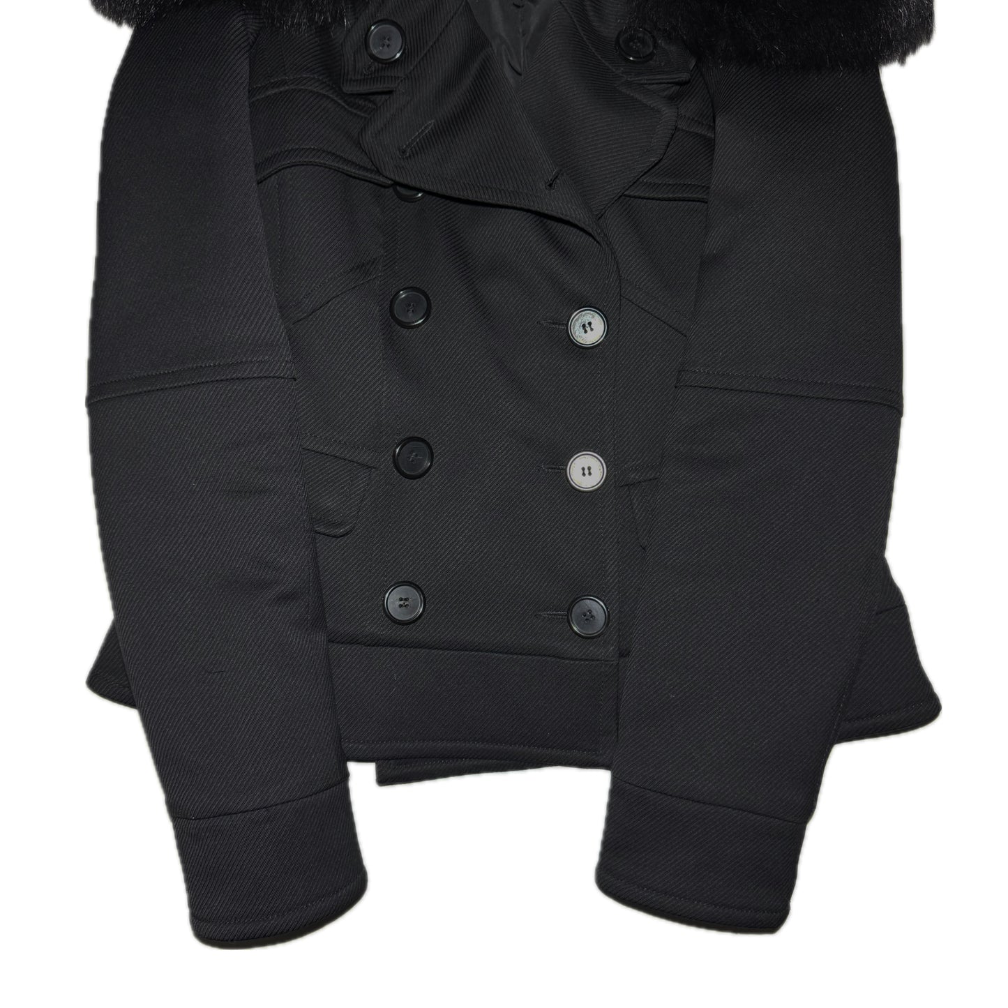 Christian Dior by John Galliano fox fur collar jacket