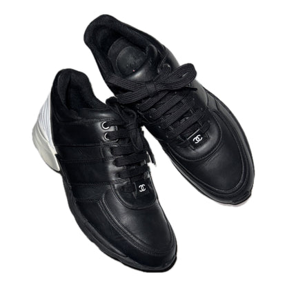 Chanel women's leather trainers