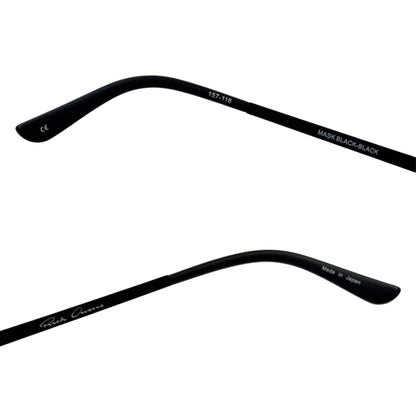 Rick Owens Mask Shield sunglasses BLACK-BLACK