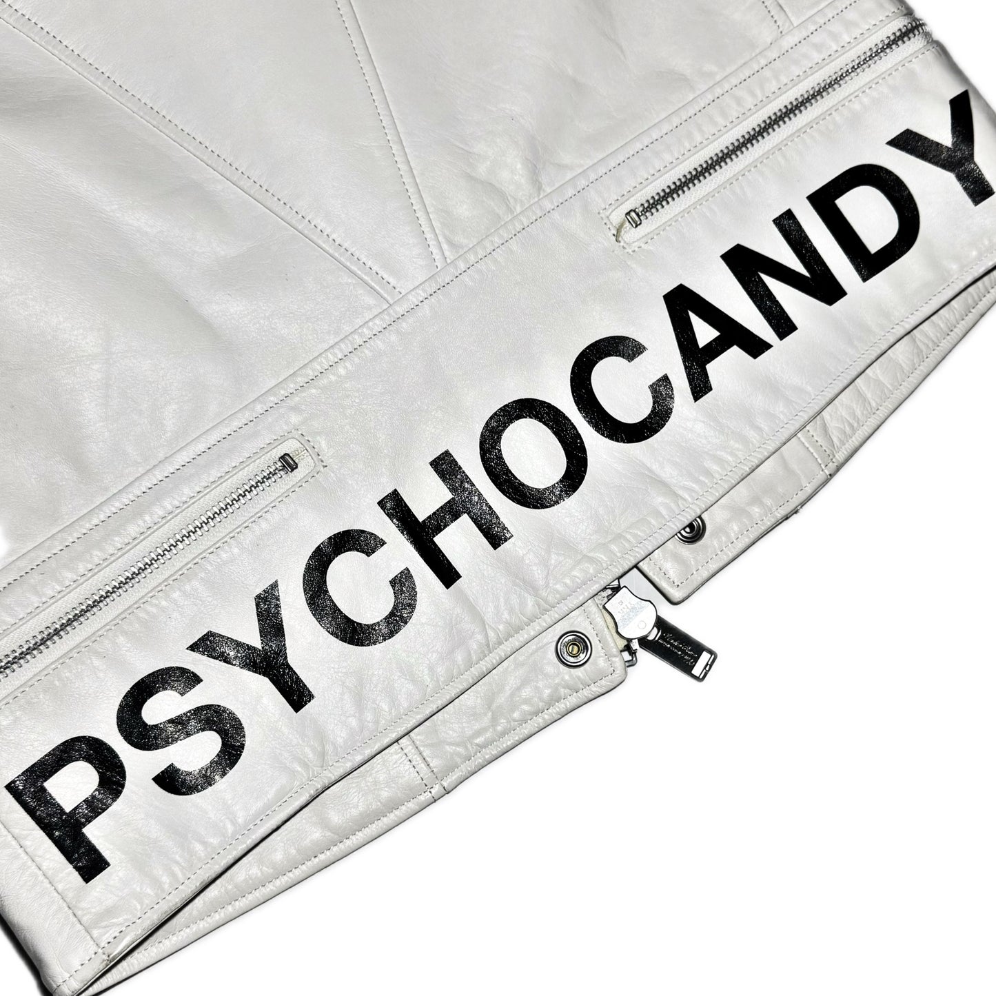 Undercover SS14 "Psychocandy" 1/1 double rider leather jacket