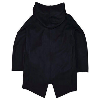 Rick Owens FW19 "LARRY" hooded fishtail virgin wool parka