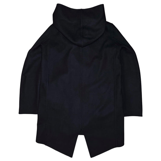 Rick Owens FW19 "LARRY" hooded fishtail virgin wool parka