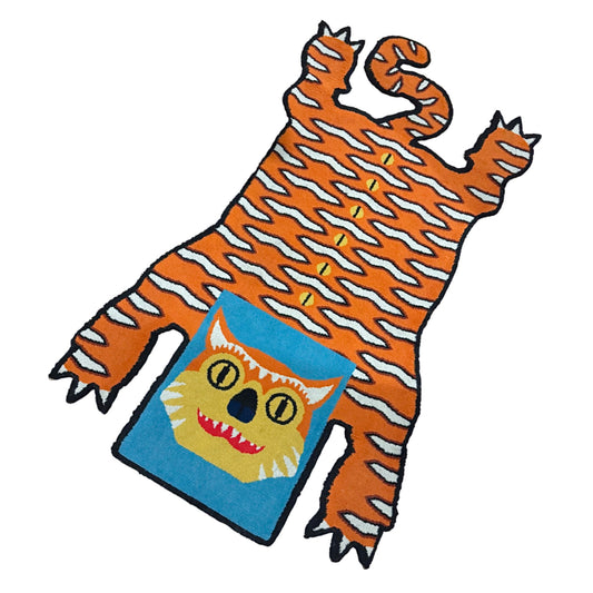 Walter Van Beirendonck x IKEA "Glödande" Tiger rug