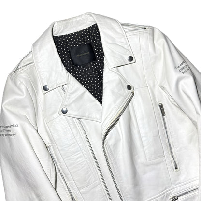 Undercover SS14 "Psychocandy" 1/1 double rider leather jacket