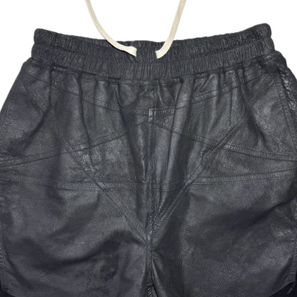Rick Owens SS23 "Edfu" leather pentaboxer shorts